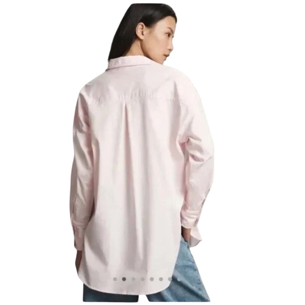 Anthropologie‎ Maeve Soft Pink Casual Shirt size M - Picture 2 of 7